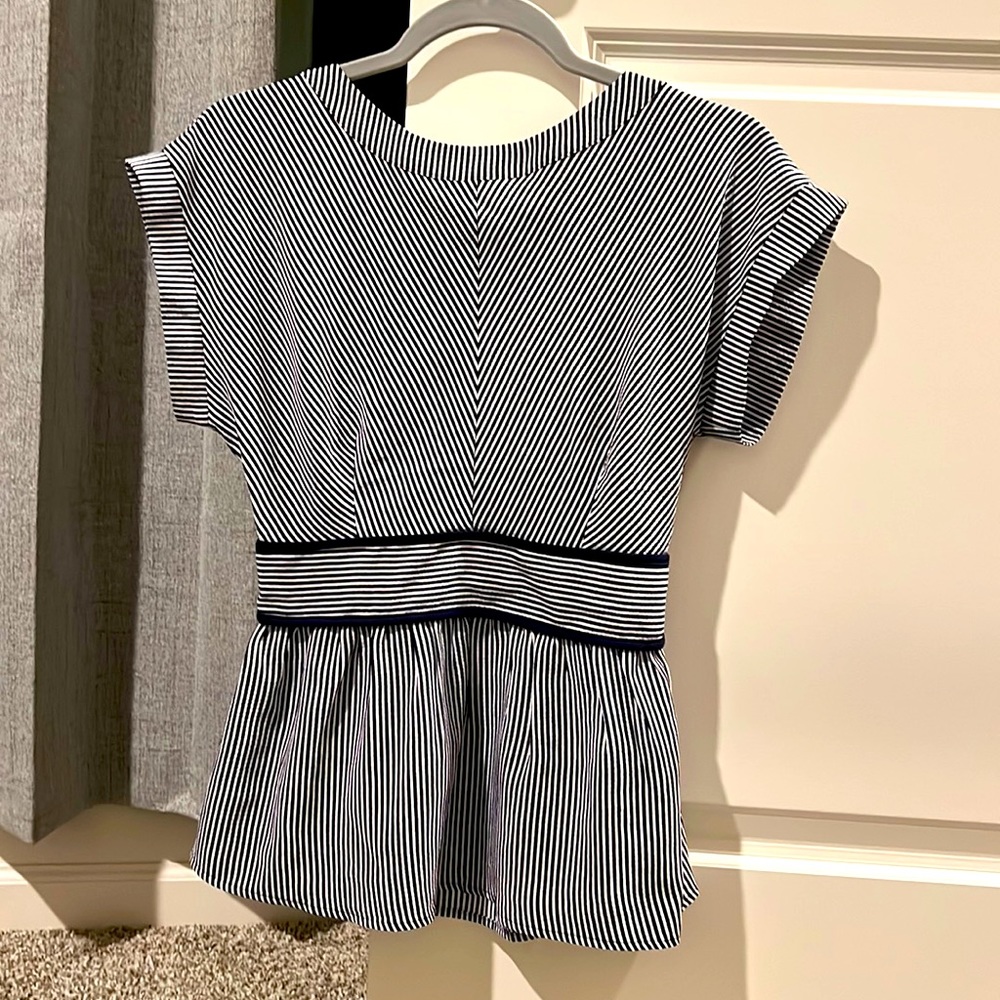 Striped blue blouse size M